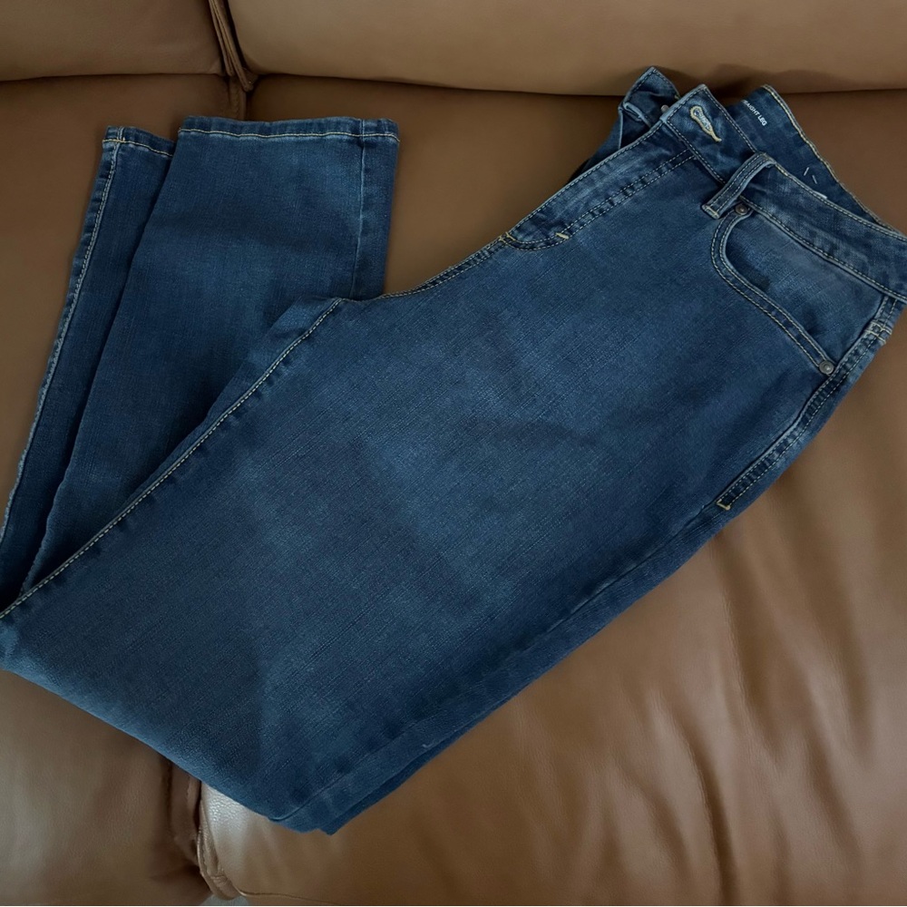 Style & Co. Women's Straight Leg Blue Jeans